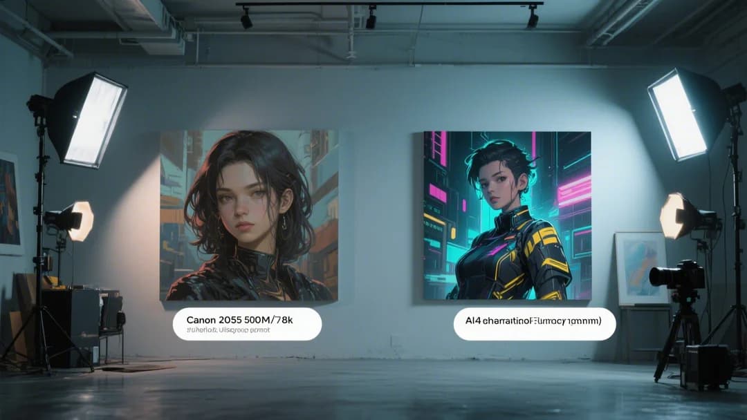 Comparación visual entre imágenes generadas por diferentes IA de arte