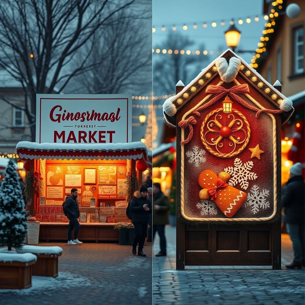 Comparativa visual entre pósters creados con Canva Magic Studio y Microsoft Designer