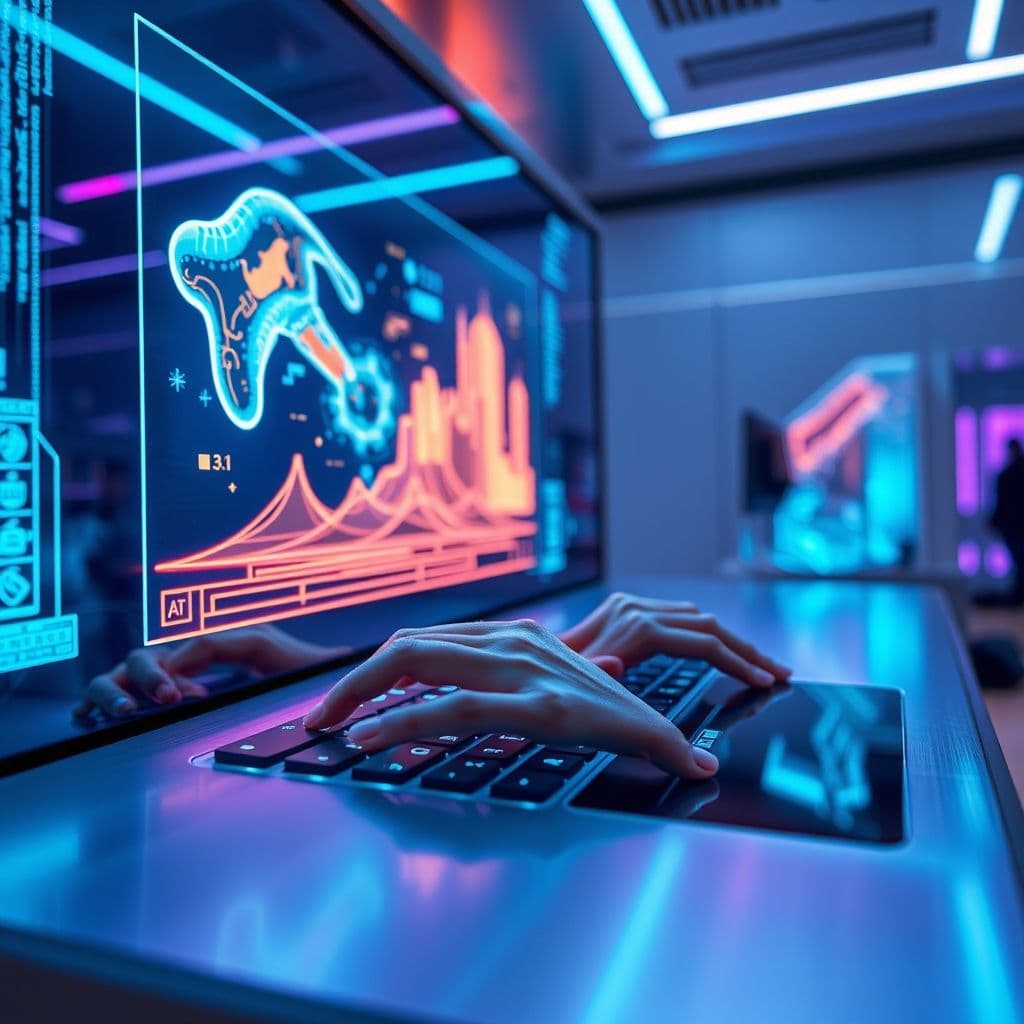 Interfaz de Blinkshoot mostrando la generación de imágenes con IA