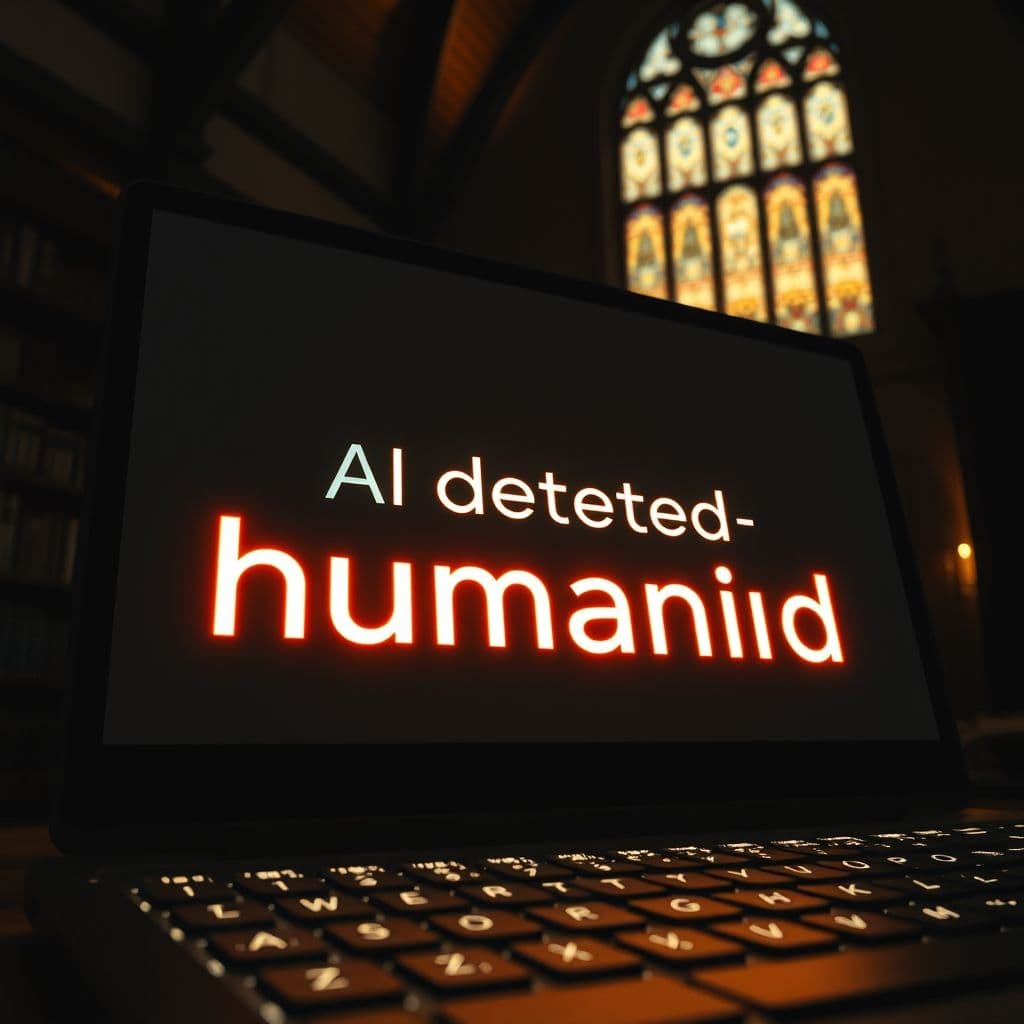Interfaz de Undetectable AI mostrando el proceso de humanización de texto