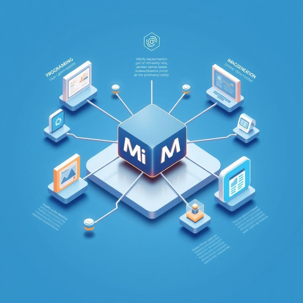 Diagrama mostrando cómo Minimax integra múltiples funciones de IA