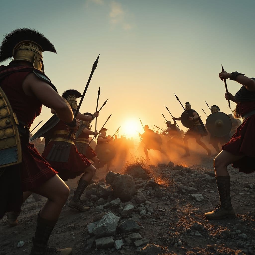 Ejemplo de película IA realista generada en FocalML con actores digitales