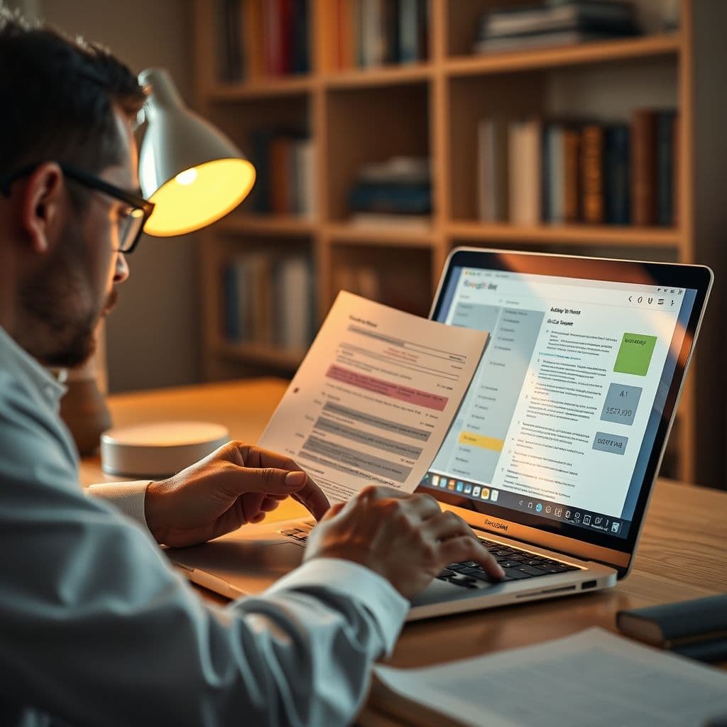 Google AI Studio ayudando a un usuario con un documento complejo