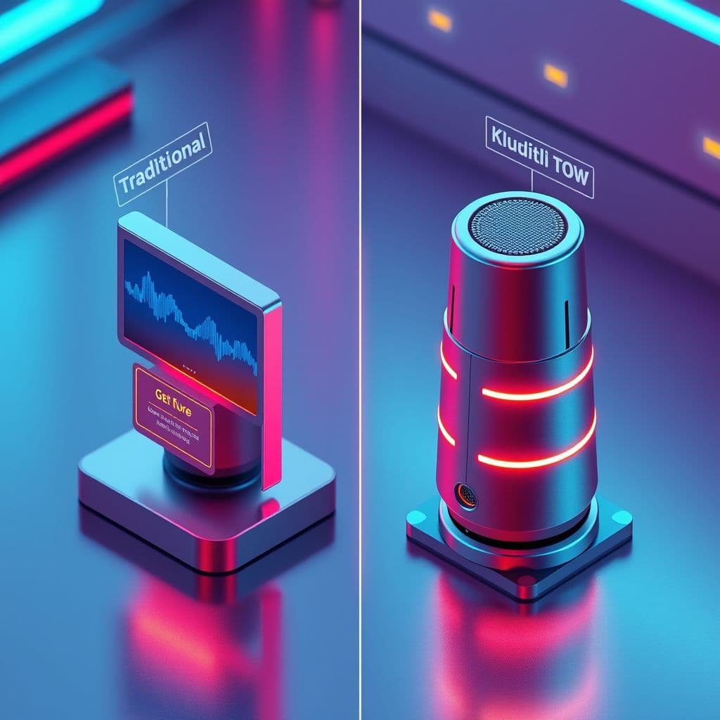 Comparación entre asistente de IA tradicional y Kluili