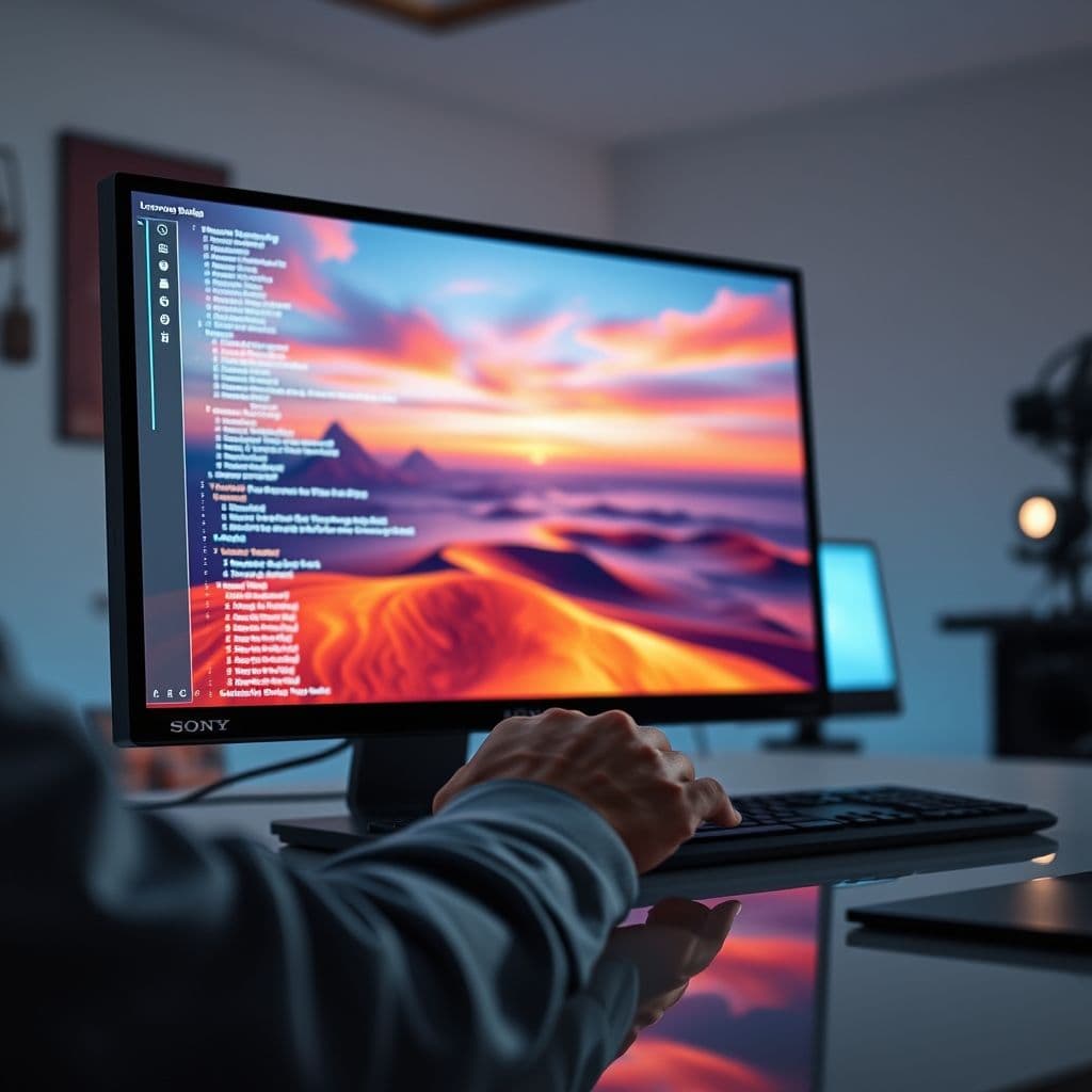 Pantalla de Leonardo AI mostrando la generación de una imagen con IA.