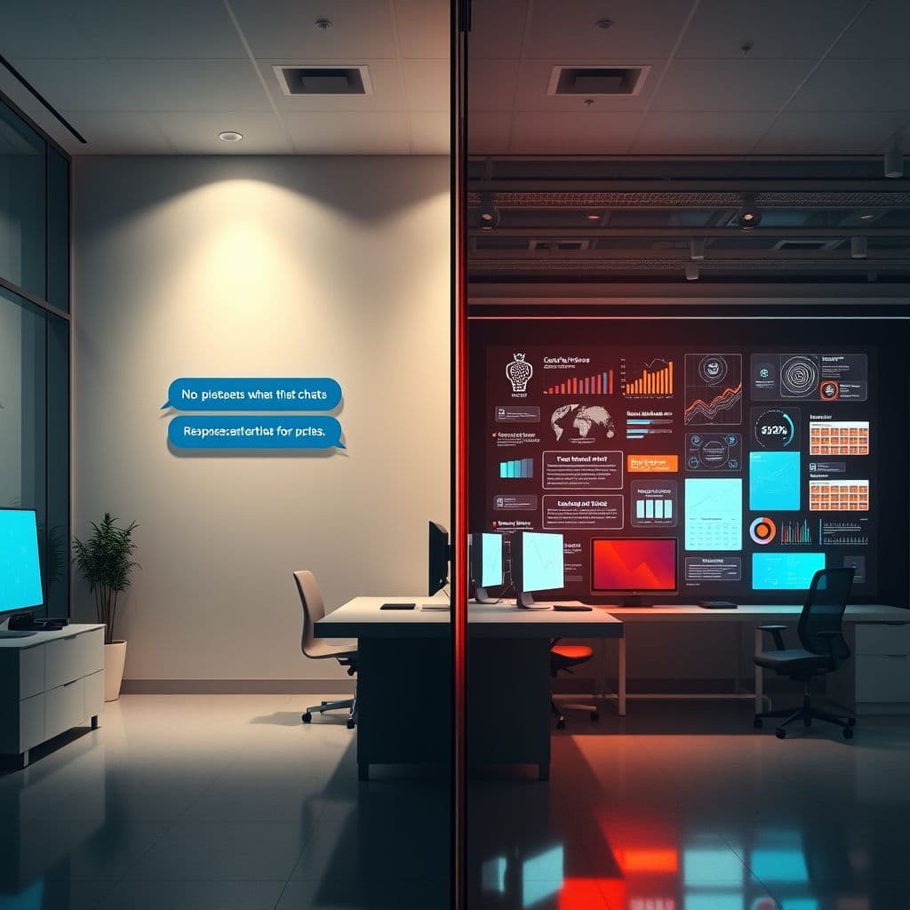 Comparación visual entre Manus IA y herramientas tradicionales de IA