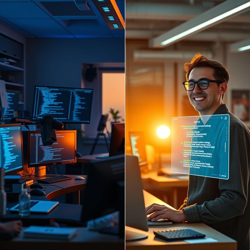 Comparación entre desarrollo tradicional y desarrollo asistido por IA