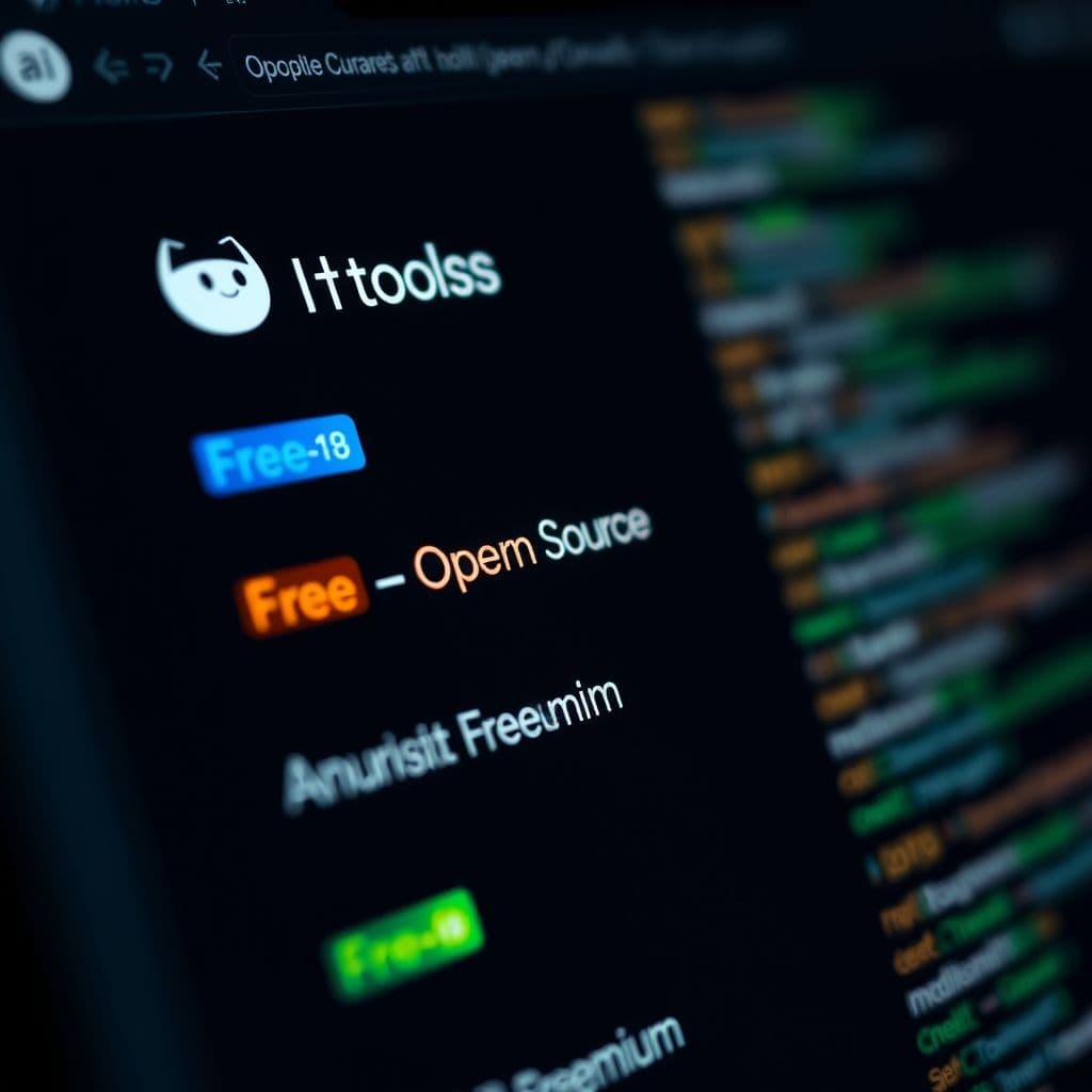 Ejemplo de herramientas de IA con etiquetas de precio en el repositorio
