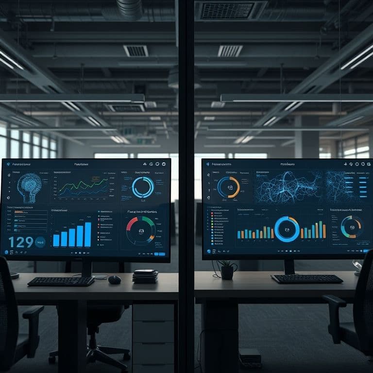 Interfaz comparativa de herramientas de IA mostrando diferencias entre versiones gratuitas y premium