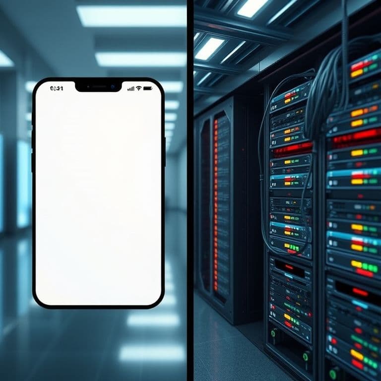 Comparación entre aplicaciones simples y complejas mostrando limitaciones de herramientas IA