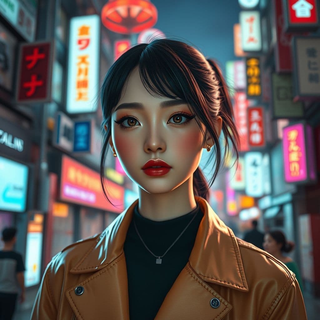 Interfaz de Apob AI mostrando opciones de personalización de modelos digitales