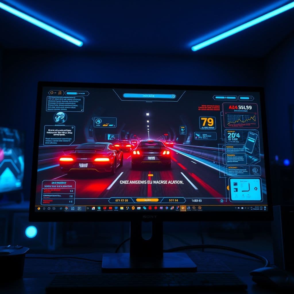 Interfaz de Gemini mostrando la generación de escenas para video de autos