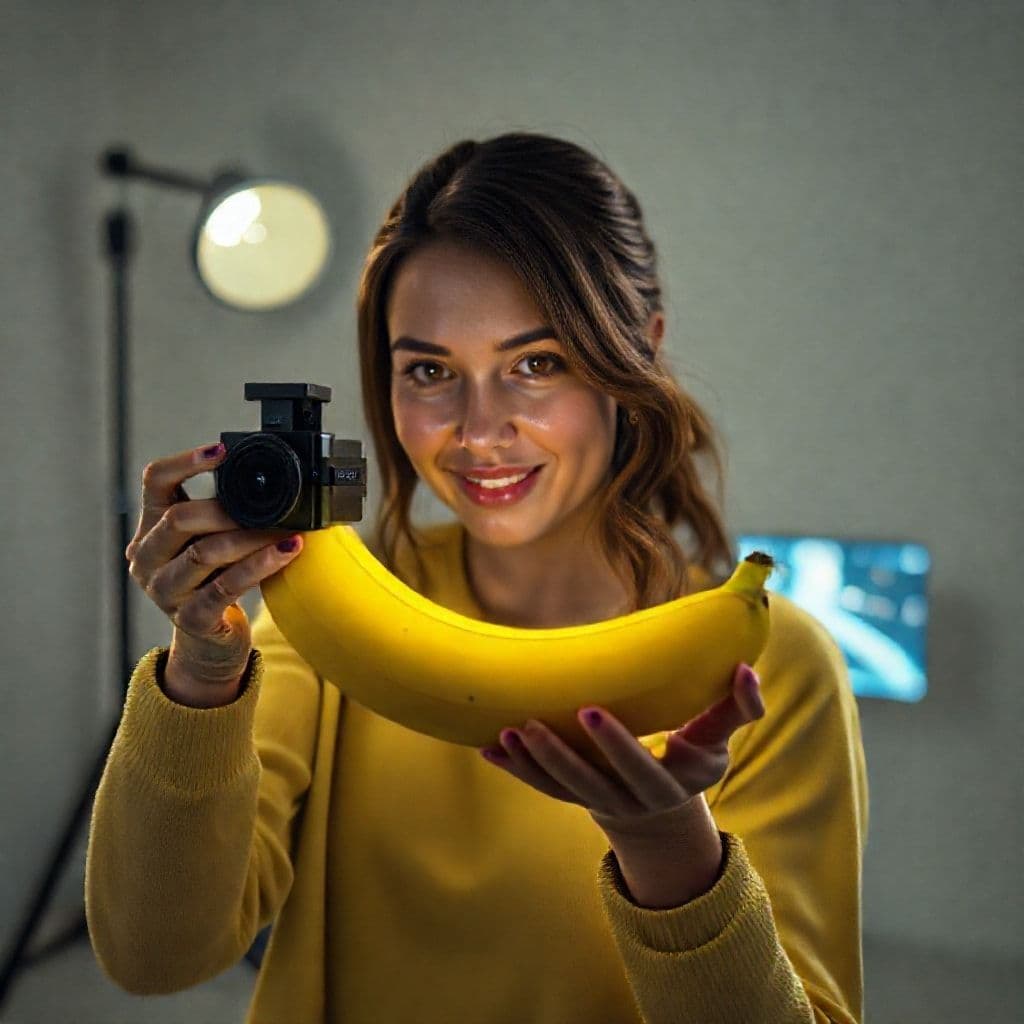 Collage mostrando múltiples usos de NanoBanana en diferentes industrias