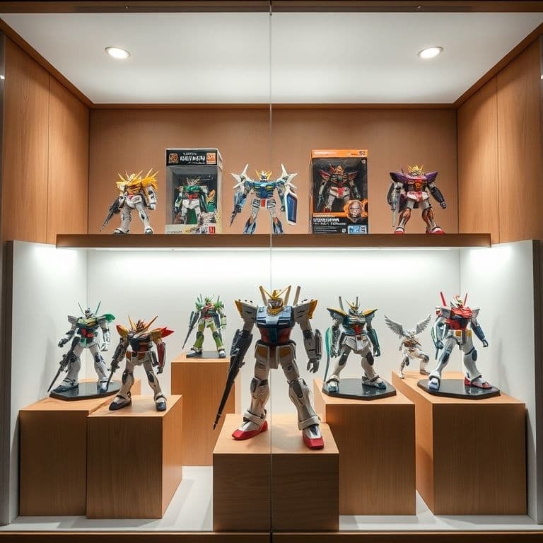 Colección de figuras 3D generadas con Gemini mostrando variedad de estilos