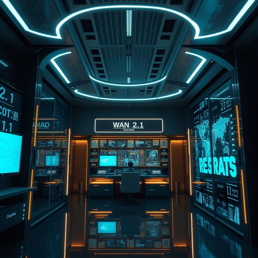 Interfaz de WAN 2.1 mostrando la generación de videos con IA