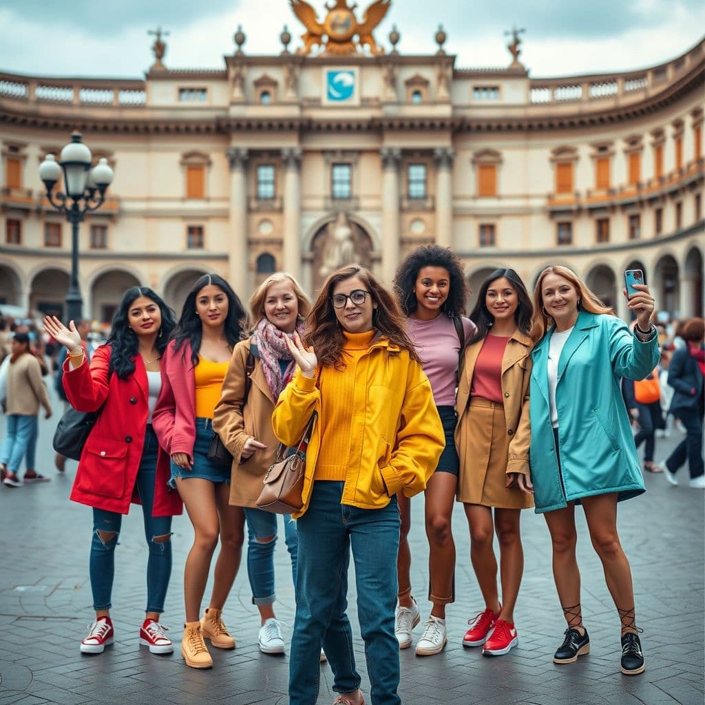 Ejemplos de modelos digitales creados con Apob AI para redes sociales