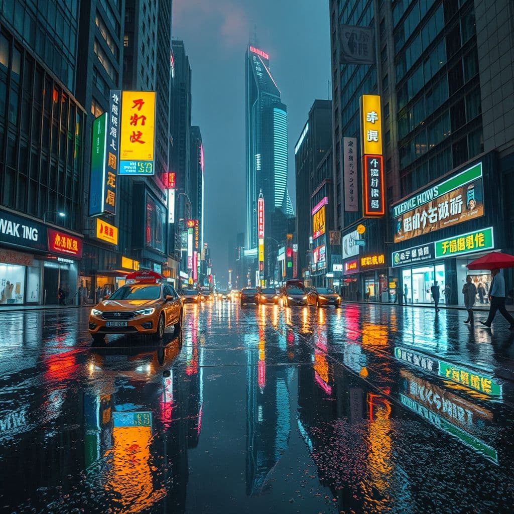 Imagen generada por CDry en estilo futurista