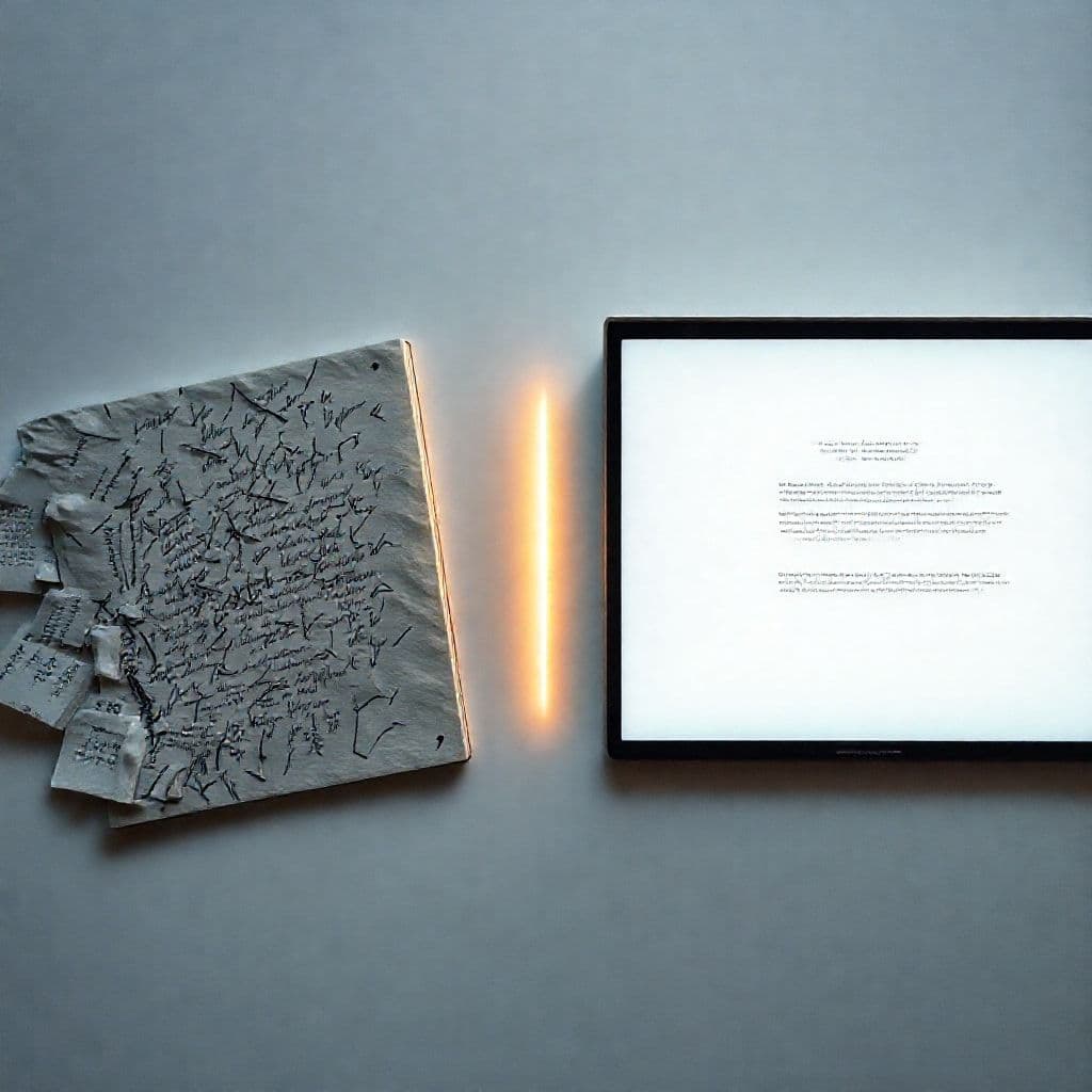 Comparación visual entre prompt desordenado y optimizado