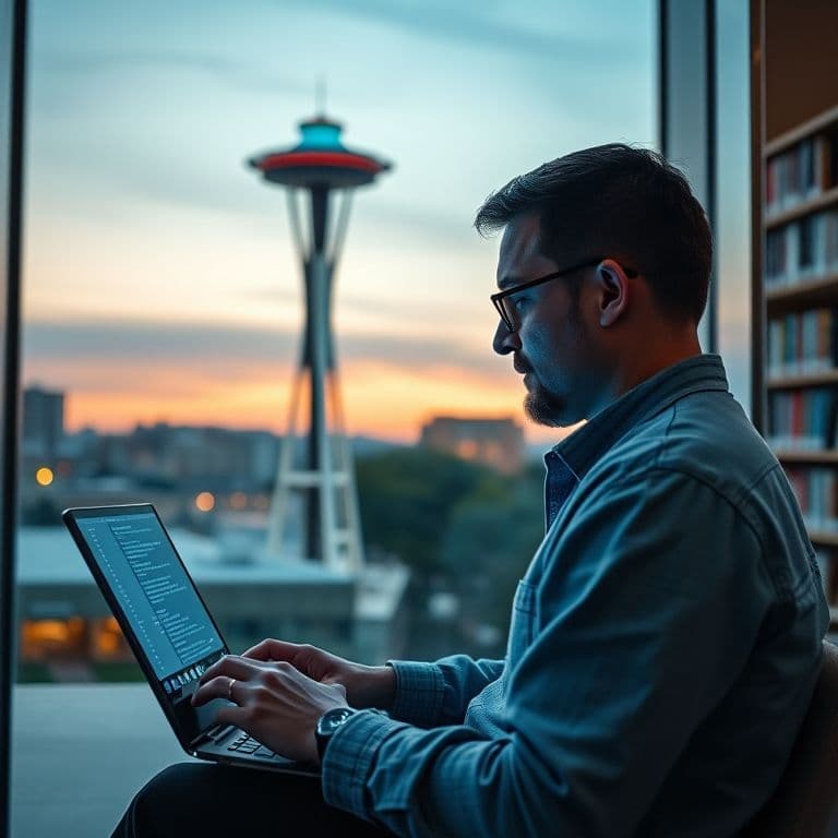 Interfaz de Spark mostrando una aplicación siendo generada por IA a partir de texto descriptivo