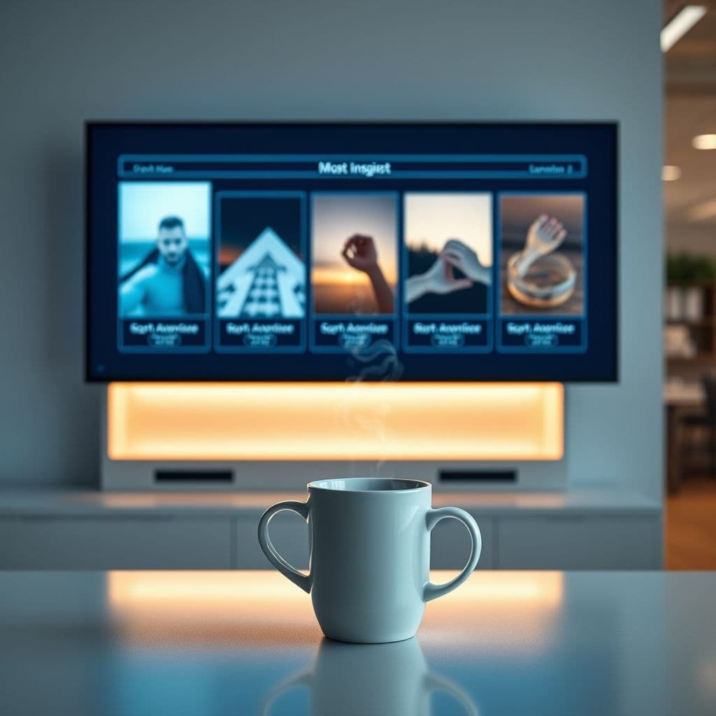 Pantalla mostrando diferentes versiones de anuncios generados por ChatGPT