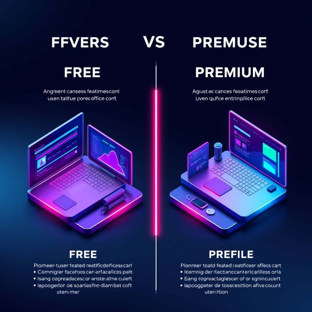 Comparación entre versión gratuita y premium de PixVerse