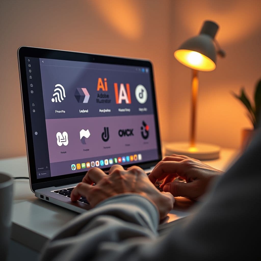 Proceso de creación de un logotipo con herramientas de IA