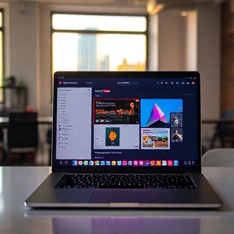Interfaz de Deepseek mostrando la creación de una página web mediante IA con elementos visuales modernos y colores vibrantes