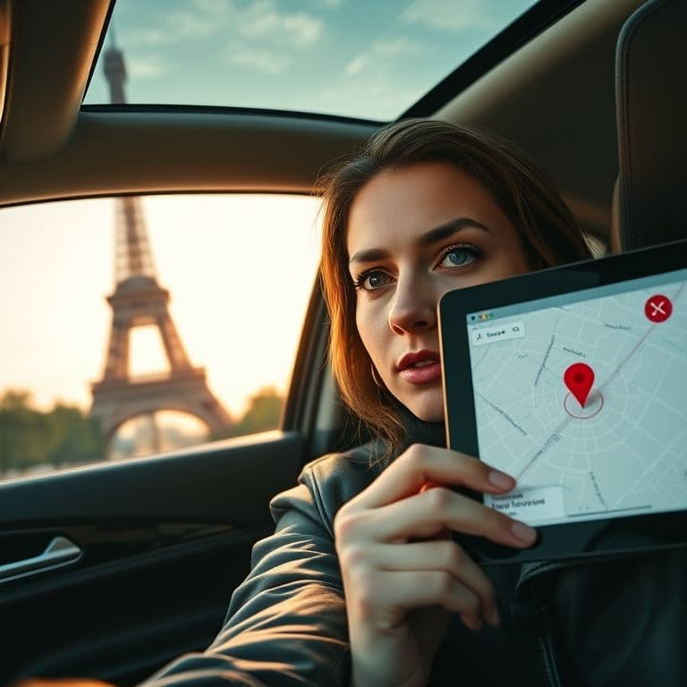 Comparación entre foto normal y análisis de GeoSpy mostrando ubicación exacta