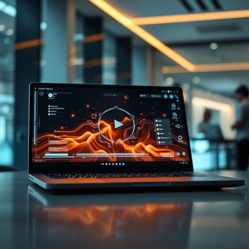 Interfaz de Klingii mostrando el proceso de creación de videos con IA