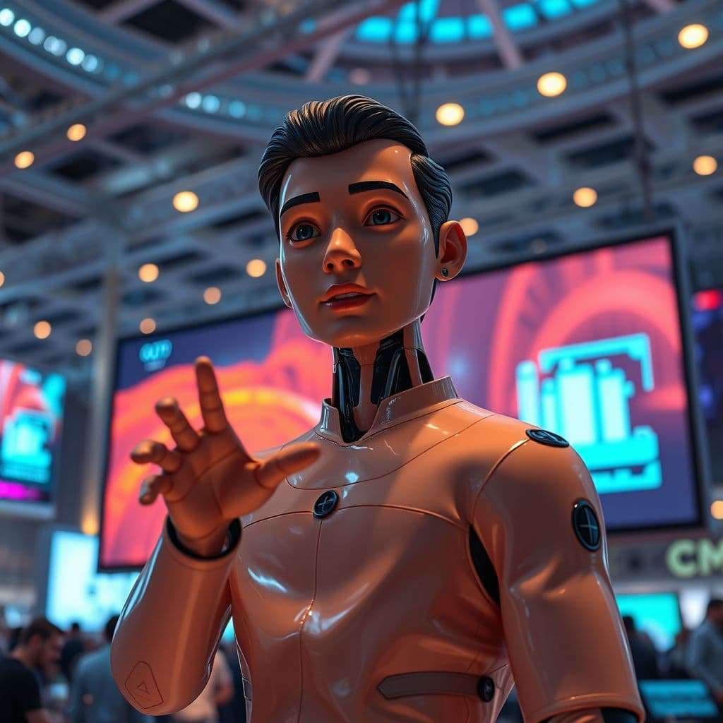 Ejemplo de video creado con Hallen mostrando un avatar de IA