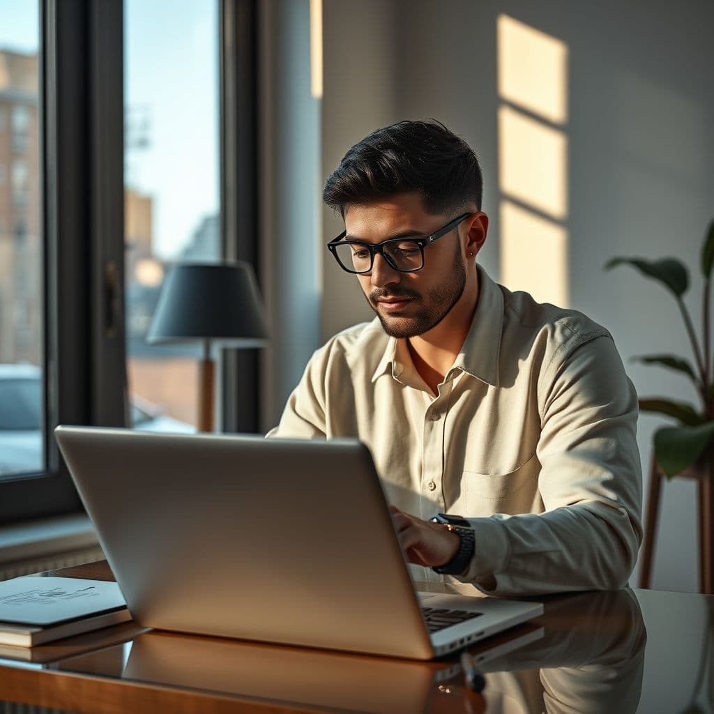 Persona usando Cluely durante una videollamada importante con respuestas de IA apareciendo discretamente en su pantalla.