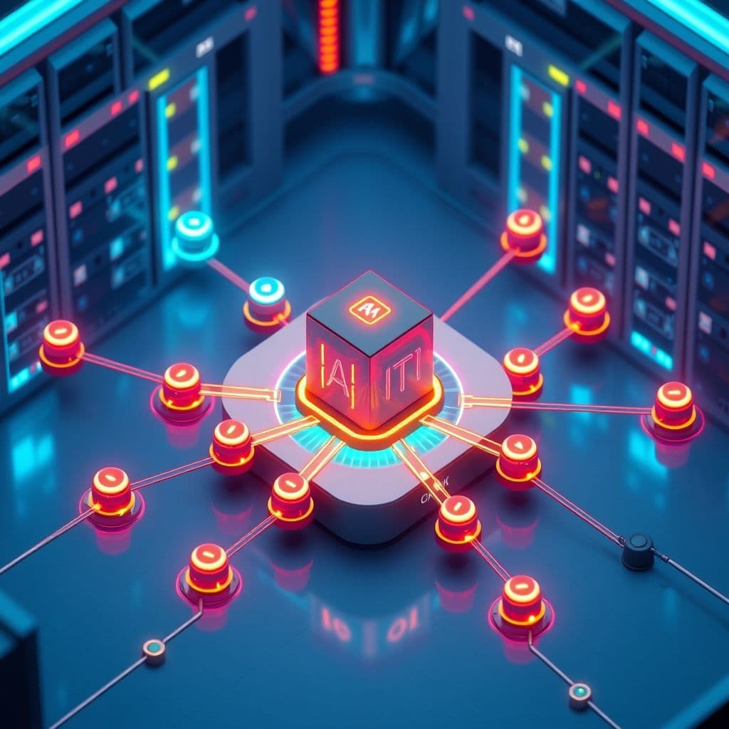 Diagrama de flujo de trabajo con agentes de IA en Warp