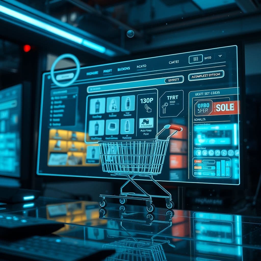 Interfaz de Emergent AI creando un sitio web completo automáticamente