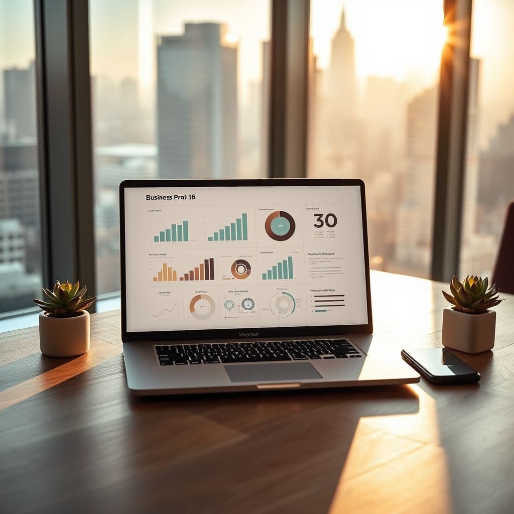 Ejemplo de presentación profesional creada automáticamente por Tom